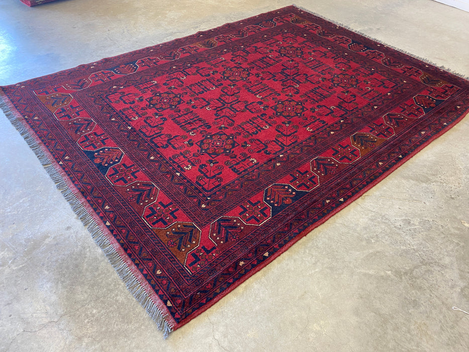 Afghan Hand Knotted Khal Mohammadi Rug 178 x 245cm - Rugs Direct