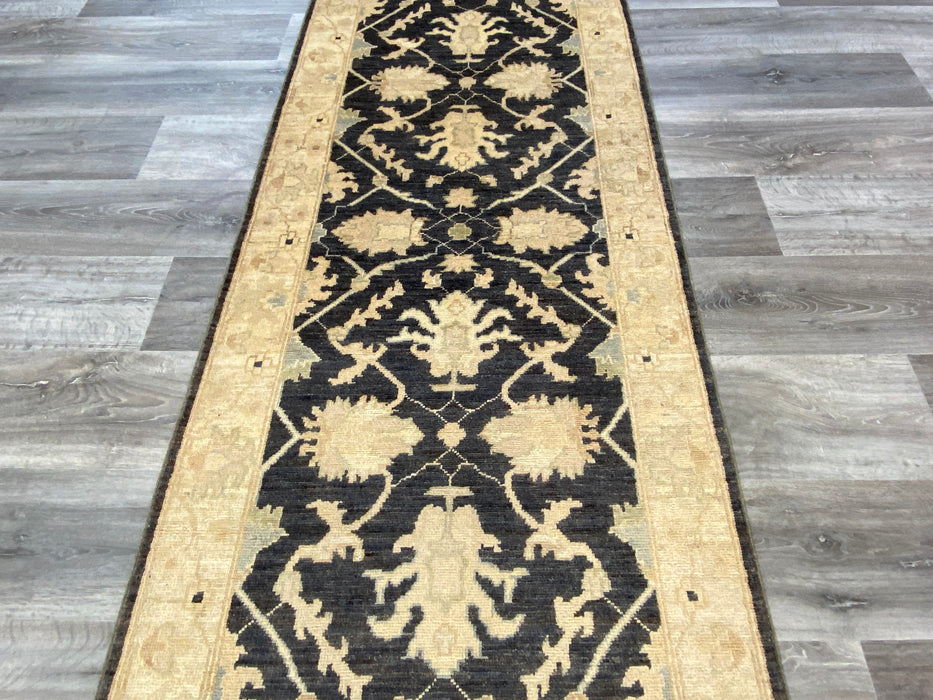 Afghan Hand Knotted Choubi Hallway Runner Size: 295 x 82cm - Rugs Direct