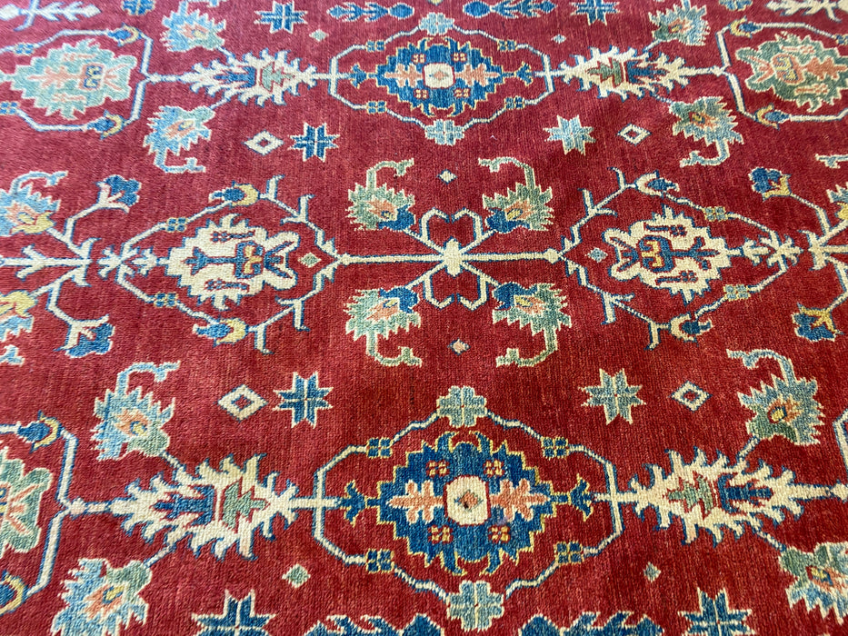 Afghan Hand Knotted Kazak Rug Size: 190 x 259cm - Rugs Direct