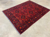 Afghan Hand Knotted Khal Mohammadi Rug Size: 147 x 199cm - Rugs Direct