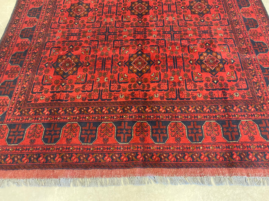 Afghan Hand Knotted Khal Mohammadi Rug Size: 202 x 302cm - Rugs Direct