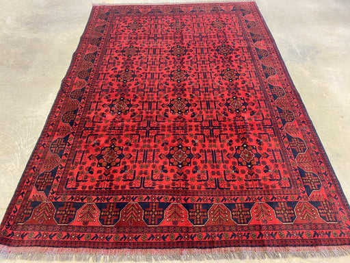 Afghan Hand Knotted Khal Mohammadi Rug Size: 199 x 294cm - Rugs Direct