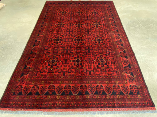 Afghan Hand Knotted Khal Mohammadi Rug Size: 206 x 302cm - Rugs Direct
