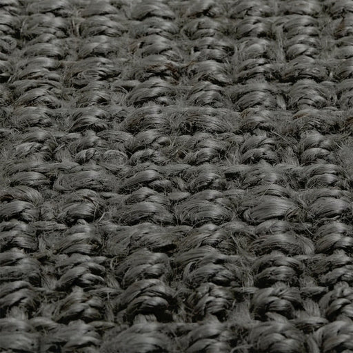 100% Natural Jute Rug in Black Colour Size: 160 x 230cm- Rugs Direct Nz