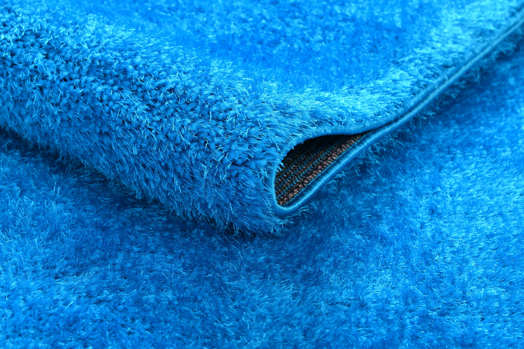 Dream Shaggy Turquoise Colour Turkish Rug Size: 120 x 170cm