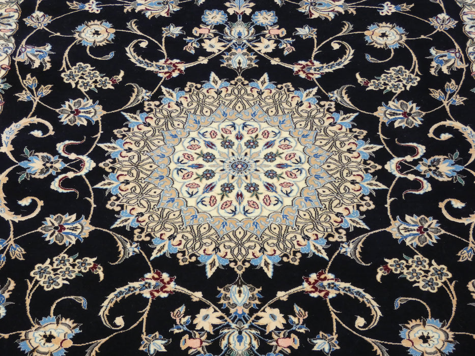 Persian Hand Knotted Super fine Nain Rug Size: 196 x 135cm-Persian rug-Rugs Direct