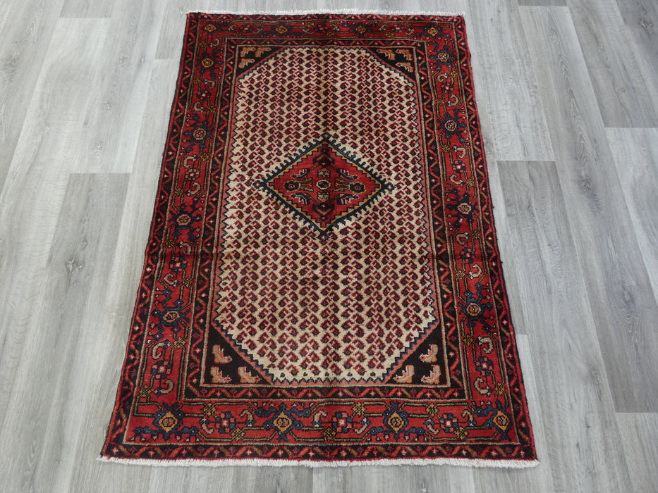 Persian Hand Knotted Hamedan Rug Size: 108 x 155cm-Persian Rug-Rugs Direct