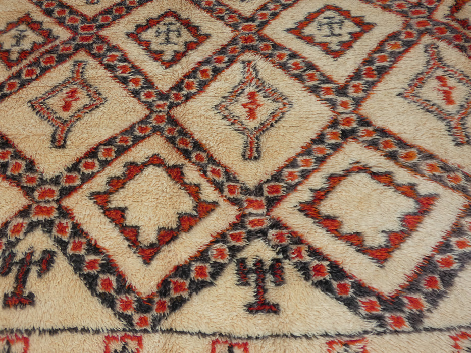 Vintage Tribal Moroccan Atlas Rug Beni Ouarain Size: 310 x 200cm-Moroccan Rug-Rugs Direct
