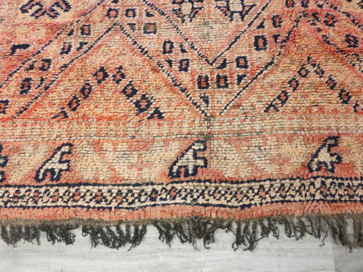 Vintage Tribal Moroccan Atlas Zayane Antique Rug Size: 252 x 168cm-Moroccan Rug-Rugs Direct