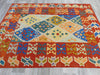 Afghan Hand Made Choubi Kilim Rug Size: 234 x 170cm-Kilim Rug-Rugs Direct