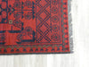 Afghan Hand Knotted Khal Mohammadi Doormat Size: 95 x 50cm-Afghan Rug-Rugs Direct