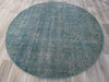Vintage Handmade Persian Overdyed Round Rug Size: 216 x 216cm-Overdyed Rug-Rugs Direct