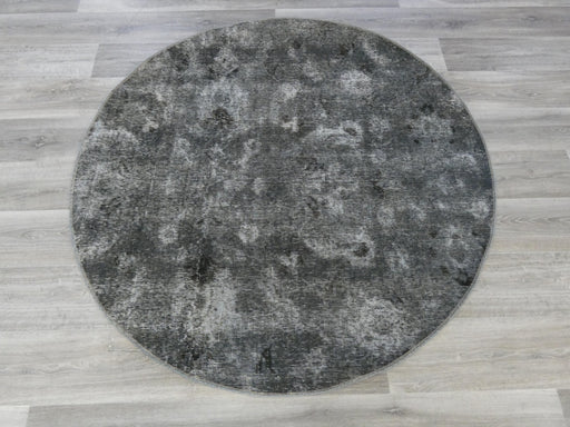 Vintage Handmade Persian Overdyed Round Rug Size: 152 x 152cm-Overdyed Rug-Rugs Direct