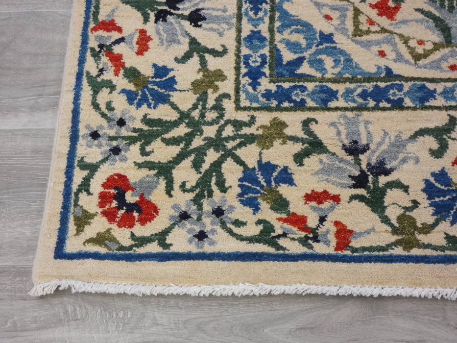 Afghan Hand Knotted Choubi Rug Size: 253 x 157cm-Afghan Rug-Rugs Direct