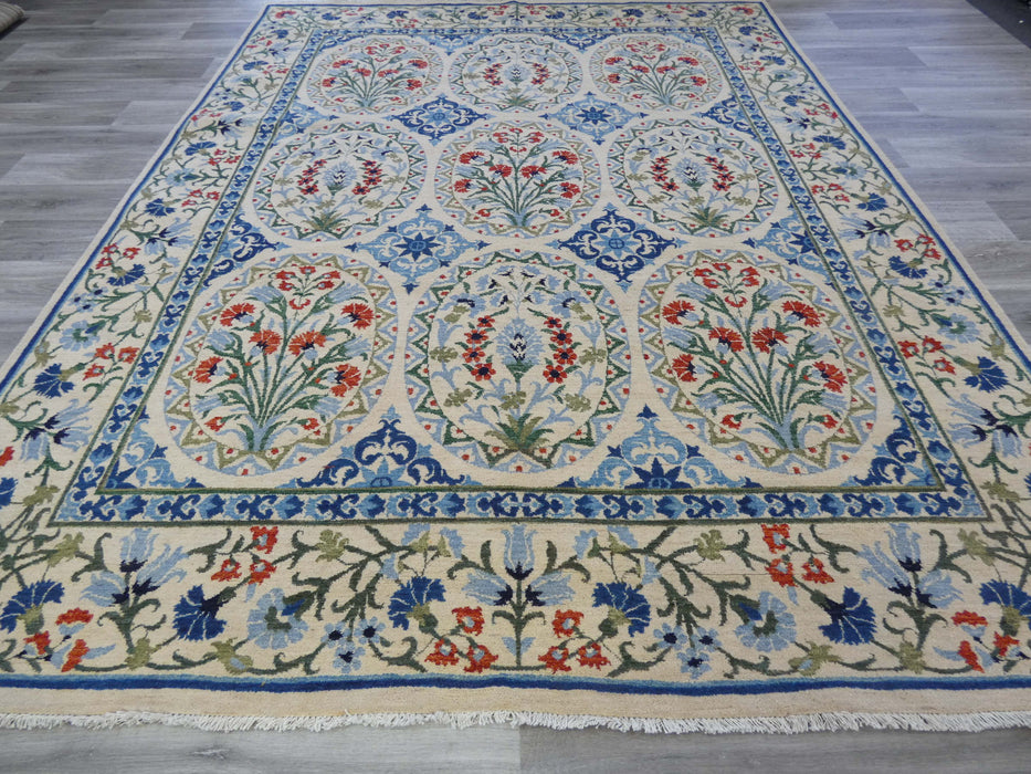 Afghan Hand Knotted Choubi Rug Size: 319 x 248cm-Afghan Rug-Rugs Direct