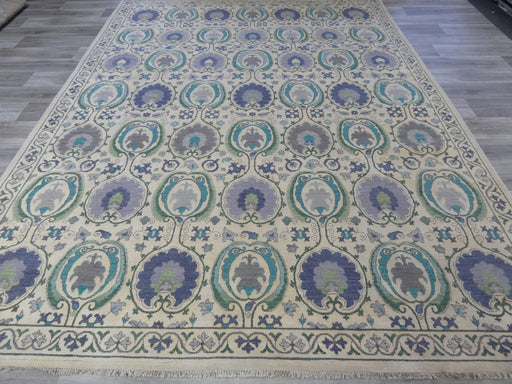 Afghan Hand Knotted Choubi Rug Size: 346 x 272cm-Afghan Rug-Rugs Direct