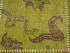 Patchwork Citron Coloured Rug-Patchwork Rug-Rugs Direct