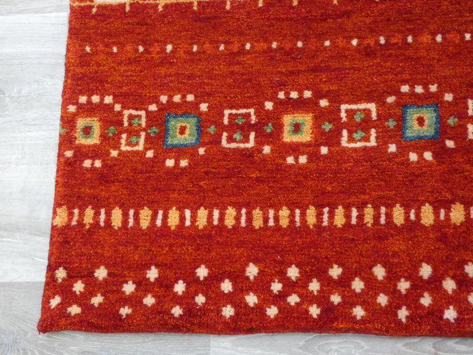 Hand Knotted Gabbeh Rug Size: 170 x 240cm-natural/wool-Rugs Direct