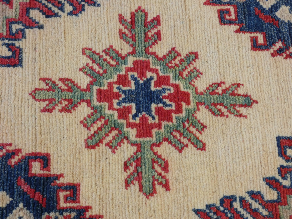 Afghan Hand Knotted Kazak Rug Size: 284 x 202cm-Kazak Rug-Rugs Direct