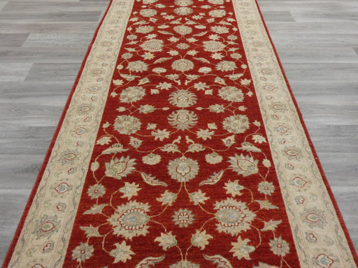 Afghan Hand Knotted Super Fine Choubi Runner Size: 588 x 122cm-Afghan Runner-Rugs Direct