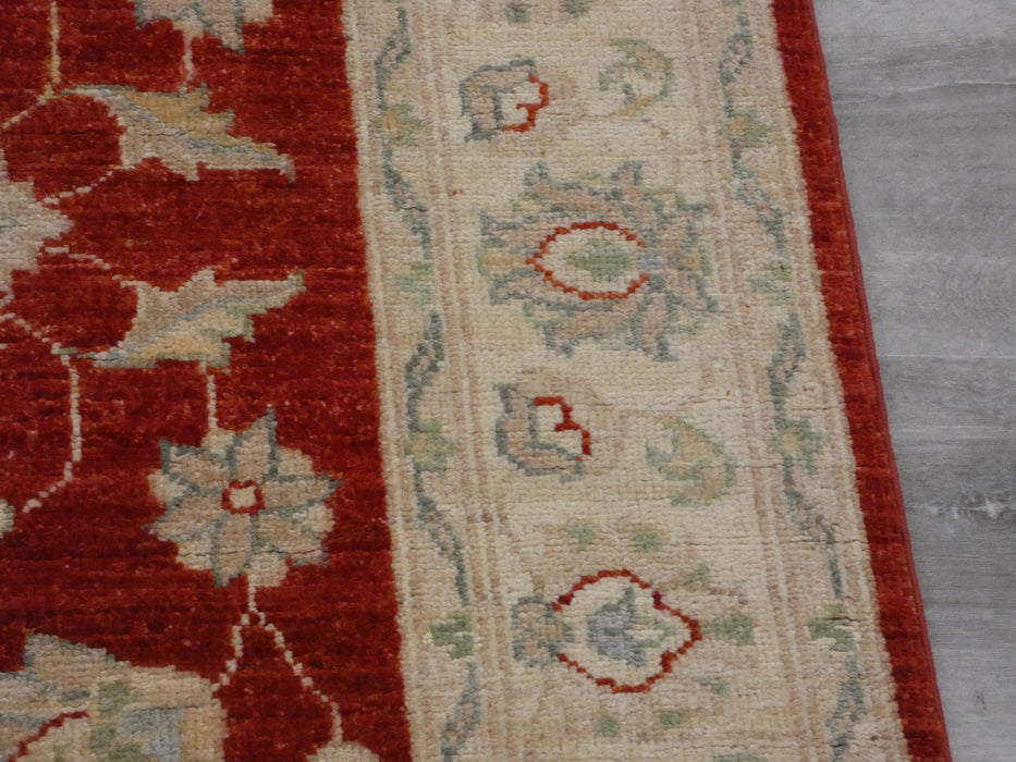 Afghan Hand Knotted Super Fine Choubi Runner Size: 588 x 122cm-Afghan Runner-Rugs Direct