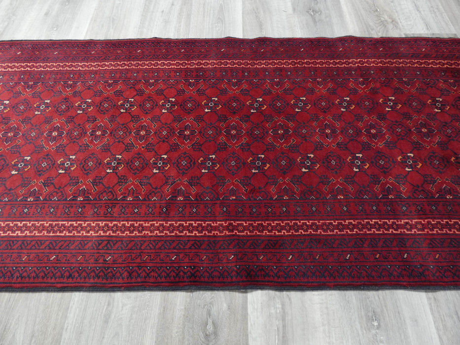 Afghan Hand Knotted Khal Mohammadi Runner Size: 290 x 84cm-Afghan Runner-Rugs Direct