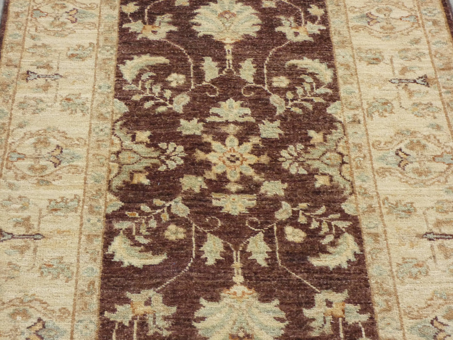 Afghan Hand Knotted Choubi Hallway Runner Size: 290 x 77cm-Afghan Runner-Rugs Direct