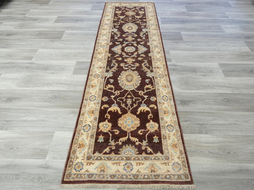 Afghan Hand Knotted Choubi Hallway Runner Size: 264 x 80cm-Afghan Runner-Rugs Direct
