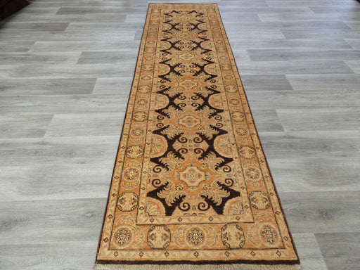 Afghan Hand Knotted Choubi Hallway Runner Size: 278 x 82cm-Afghan Runner-Rugs Direct