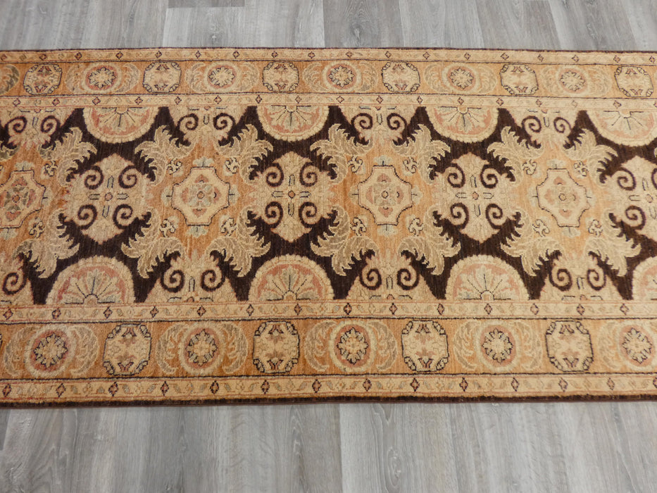 Afghan Hand Knotted Choubi Hallway Runner Size: 278 x 82cm-Afghan Runner-Rugs Direct