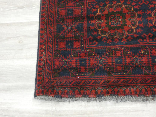 Afghan Hand Knotted Khal Mohammadi Runner Size: 288 x 97cm-Afghan Runner-Rugs Direct