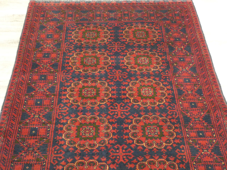 Afghan Hand Knotted Khal Mohammadi Runner Size: 288 x 97cm-Afghan Runner-Rugs Direct