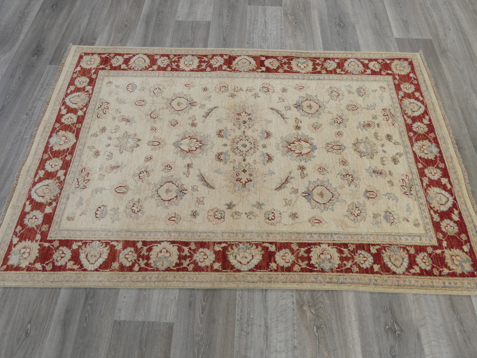 Afghan Hand Knotted Choubi Rug Size: 180 x 115cm-Afghan Rug-Rugs Direct