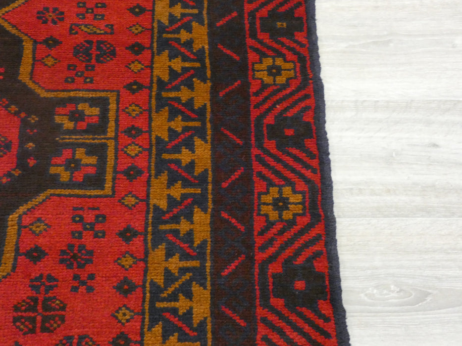 Afghan Hand Knotted Baluchi Rug Size: 192 x 102cm-Baluchi Rug-Rugs Direct