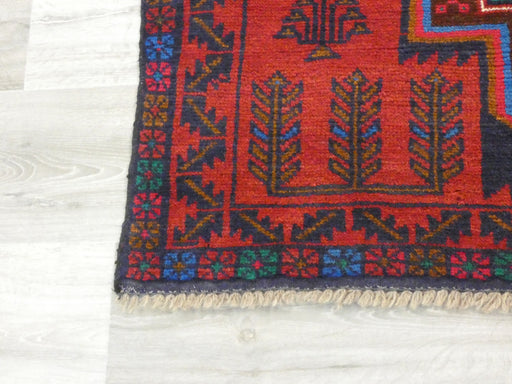 Afghan Hand Knotted Baluchi Rug Size: 204 x 103cm-Baluchi Rug-Rugs Direct