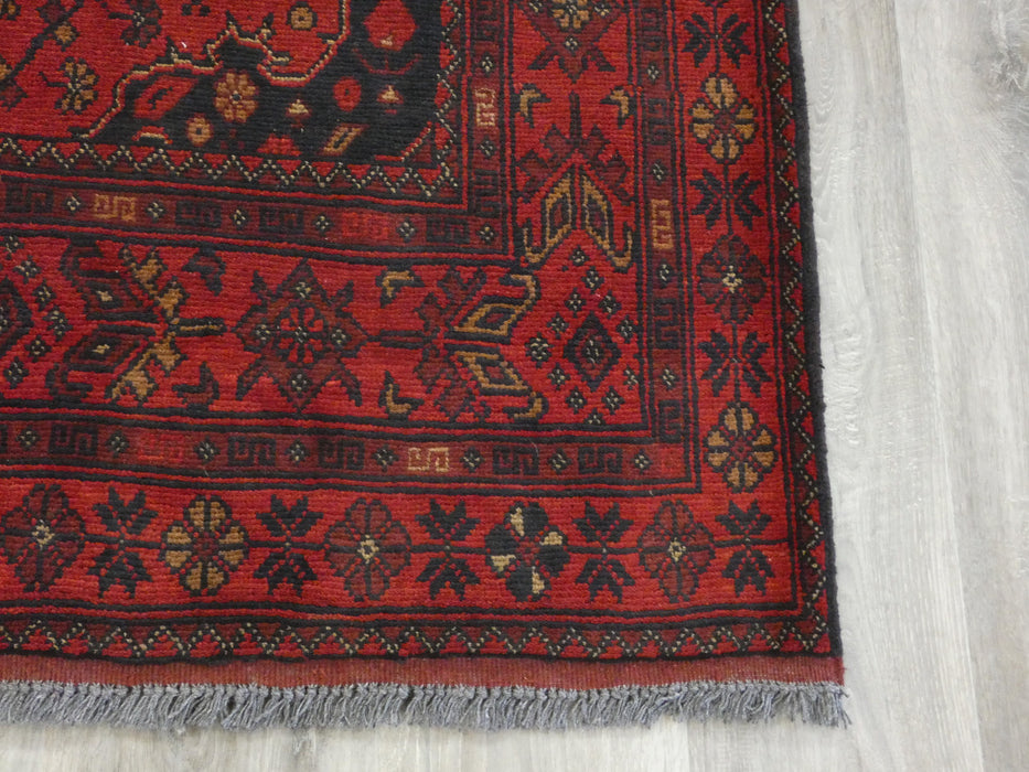 Afghan Hand Knotted Khal Mohammadi Rug Size: 192 x 125cm-Afghan Rug-Rugs Direct