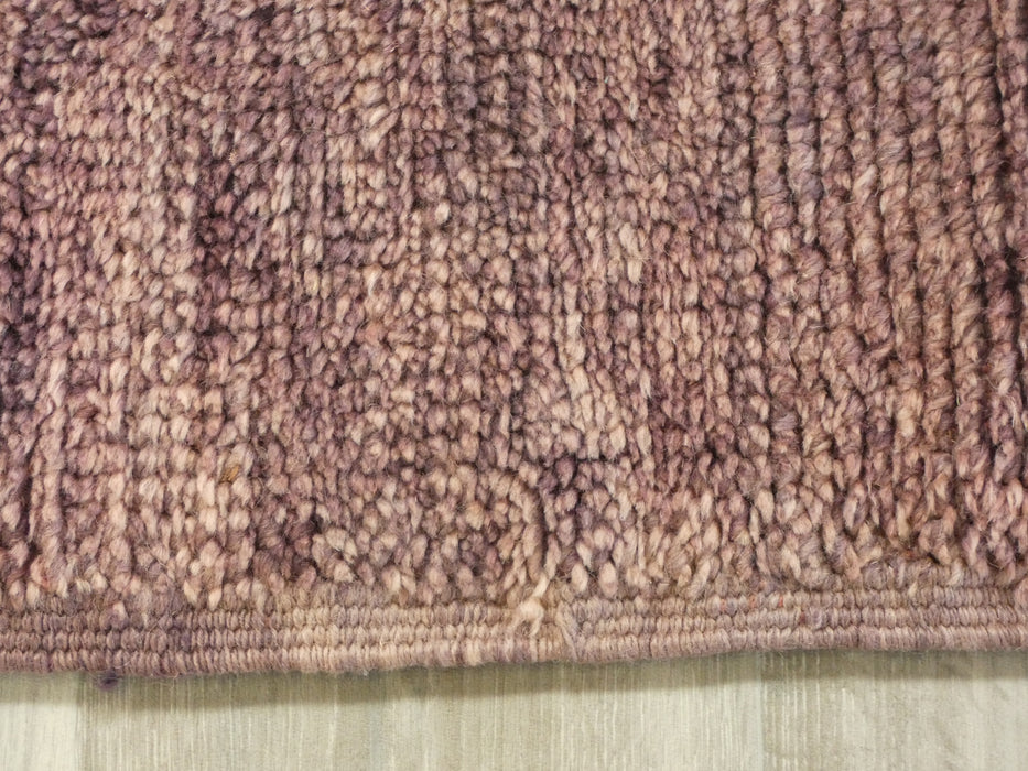 Soft Dusky Lilac Colour Moroccan Mrirt Vintage Rug Size: 295 x 268cm-Moroccan Rug-Rugs Direct