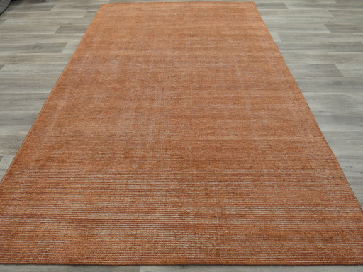Distressed Copper Coloured Bamboo Silk Rug-Distressed look rug-Rugs Direct