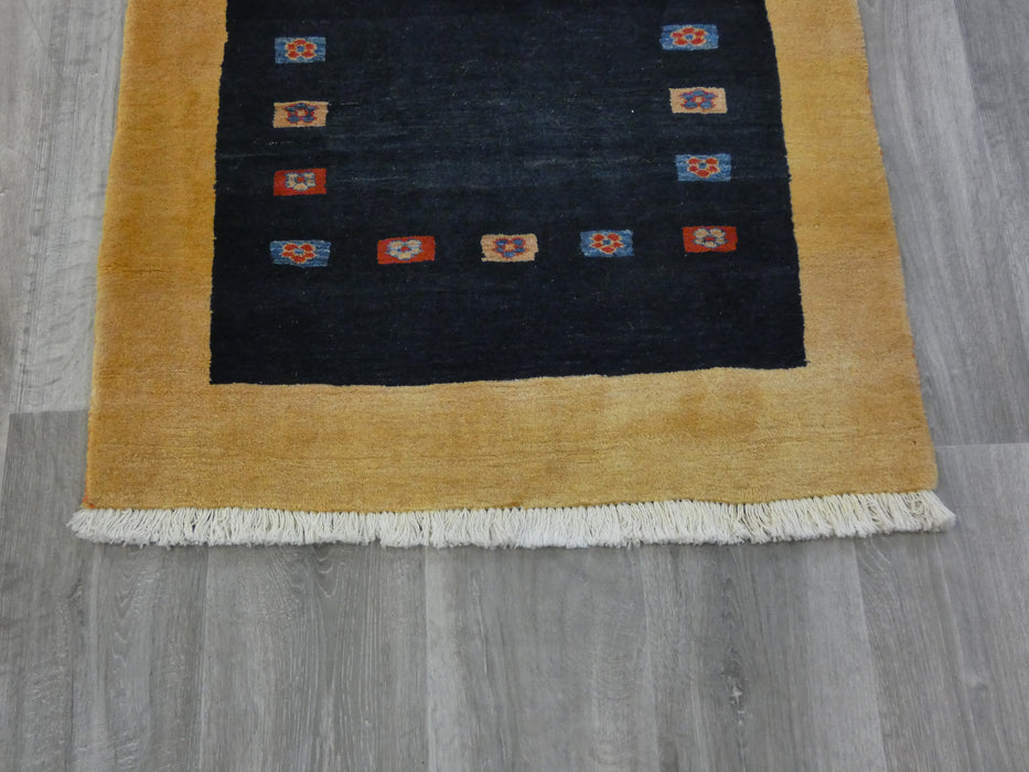 Authentic Persian Hand Knotted Gabbeh Runner Size: 200 x 80cm-Persian Gabbeh Rug-Rugs Direct