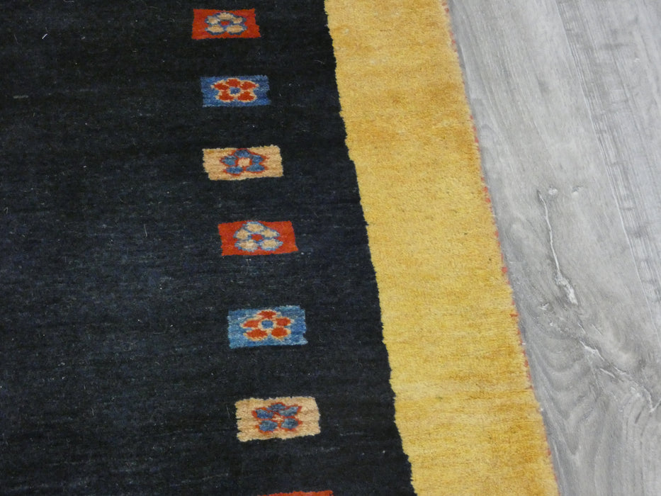 Authentic Persian Hand Knotted Gabbeh Runner Size: 200 x 80cm-Persian Gabbeh Rug-Rugs Direct