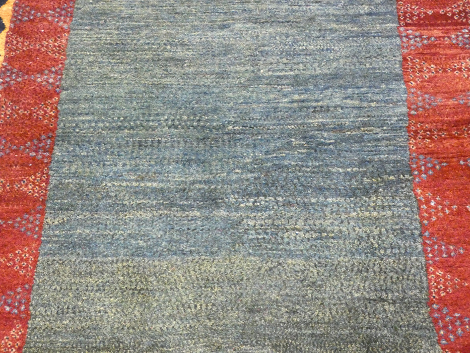 Authentic Persian Hand Knotted Gabbeh Rug Size: 193 x 72cm-Persian Gabbeh Rug-Rugs Direct