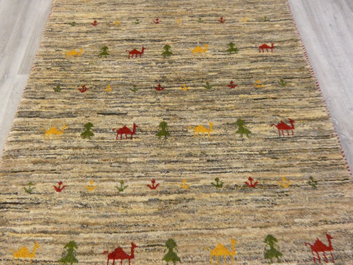 Authentic Persian Hand Knotted Gabbeh Rug Size: 150 x106cm-Persian Gabbeh Rug-Rugs Direct