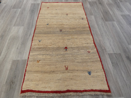 Authentic Persian Hand Knotted Gabbeh Rug Size: 196 x 103cm-Persian Gabbeh Rug-Rugs Direct