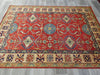 Afghan Hand Knotted Kazak Rug Size: 265 x 183cm-Oriental Rug-Rugs Direct