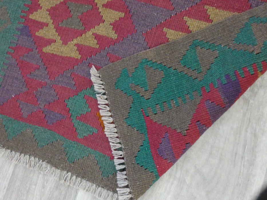 Hand Made Afghan Uzbek Kilim Rug Size: 142 x 99cm-Kilim Rug-Rugs Direct