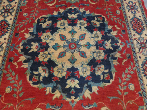 Afghan Hand Knotted Kazak Rug Size: 303 x 180cm-Oriental Rug-Rugs Direct