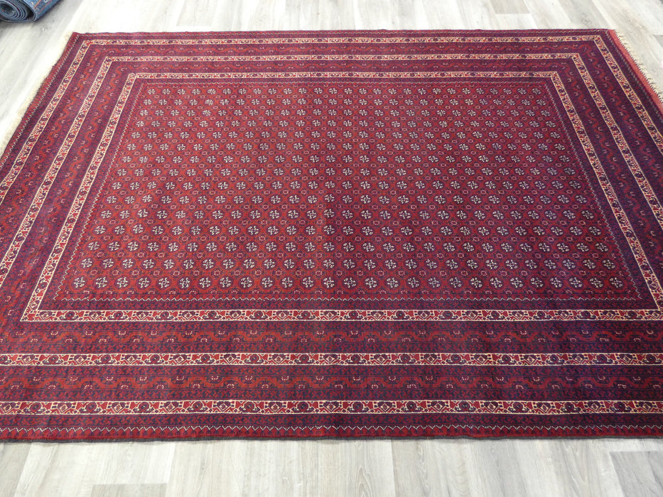 Afghan Hand Knotted Khoja Roshnai Rug Size: 290 x 201cm-Afghan Rugs-Rugs Direct