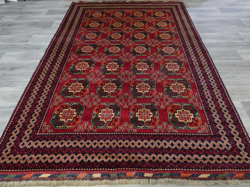 Afghan Hand Knotted Khal Mohammadi Rug Size: 287 x 206cm-Afghan Rugs-Rugs Direct