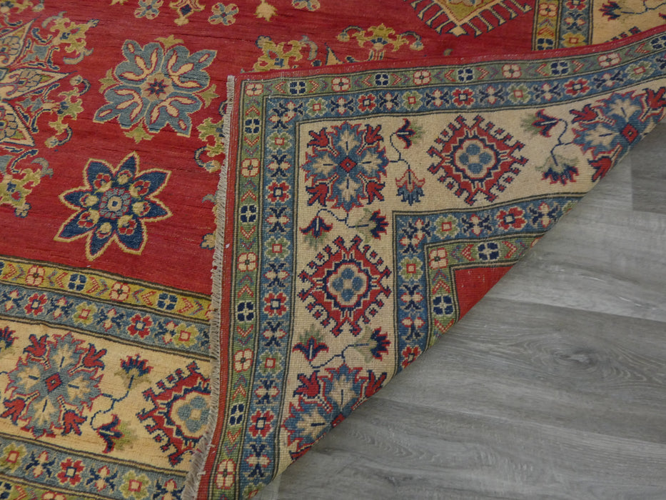 Afghan Hand Knotted Kazak Rug Size: 300 x 252cm-Afghan Rug-Rugs Direct