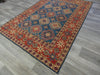 Afghan Hand Knotted Kazak Rug Size: 254 x 183cm-Oriental Rug-Rugs Direct